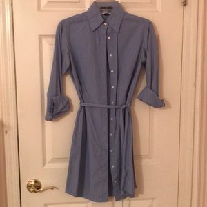Gap dress-shirt long sleeve dress